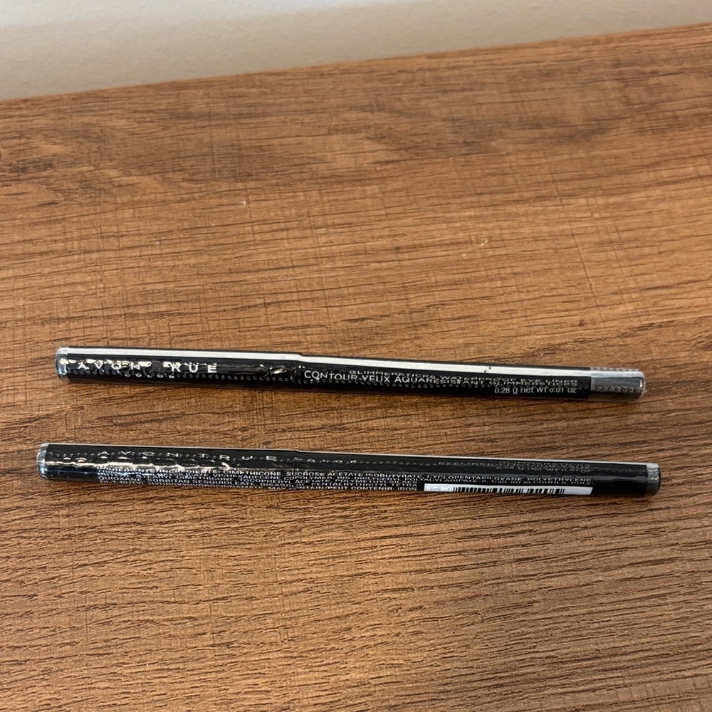 Avon Glimmersticks Eyeliner set of 2 Black